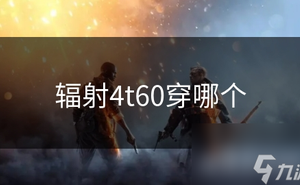 異塵餘生4t60穿哪個